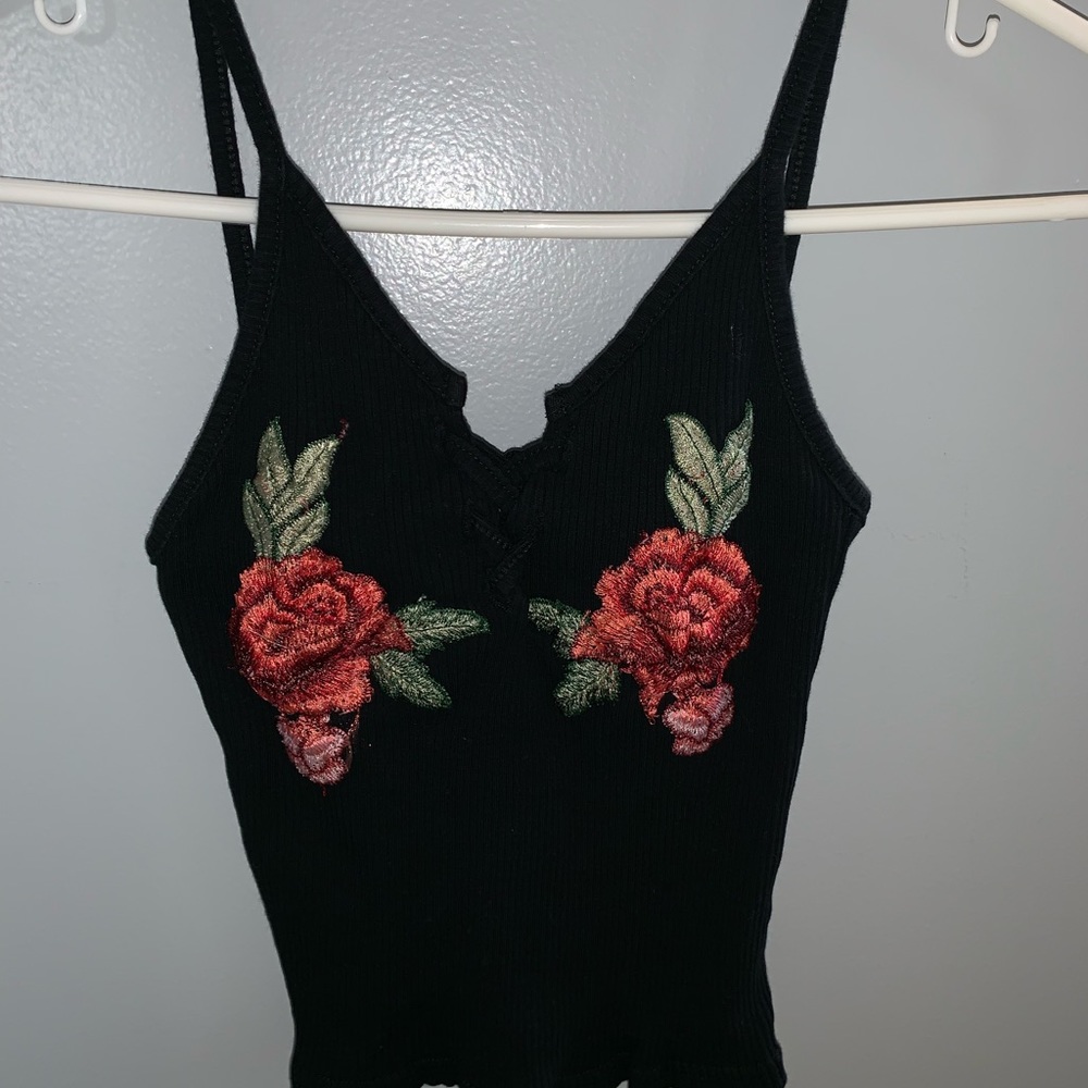 black tank top